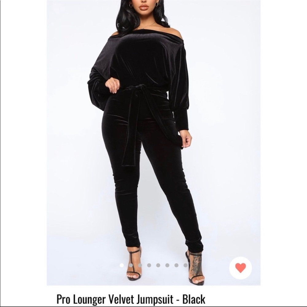 Pro Lounger Velvet Jumpsuit 🖤